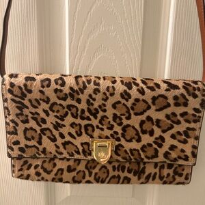 Ralph Lauren Leopard Print Crossbody Bag